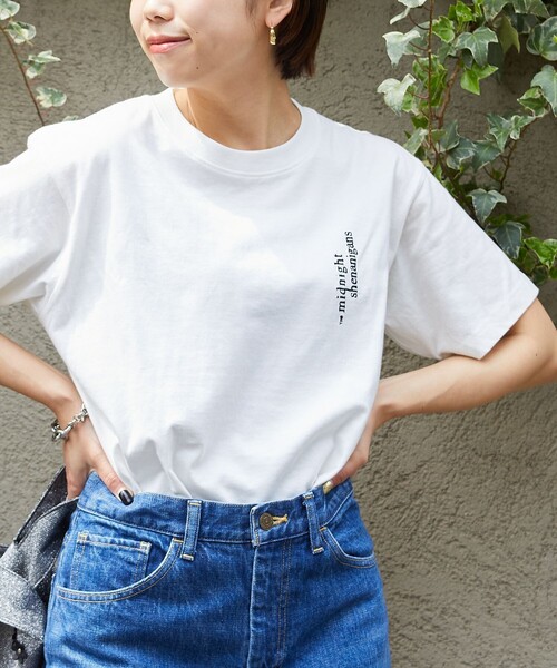 「Firsthand」 半袖カットソー ONE SIZE ホワイト レディース_画像5