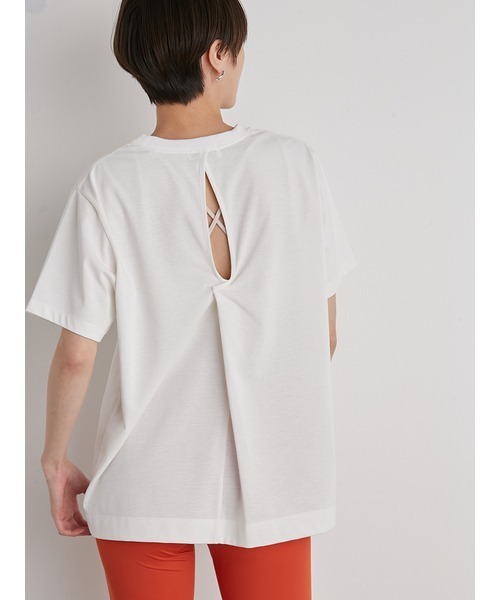 「emmi」 半袖Tシャツ FREE ホワイト レディース_画像4