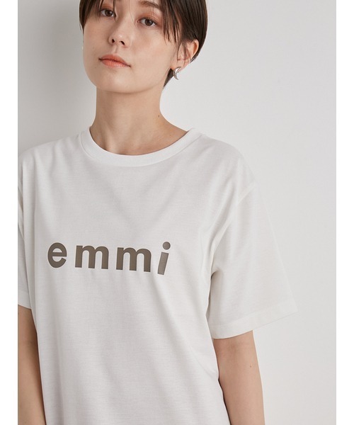 「emmi」 半袖Tシャツ FREE ホワイト レディース_画像6