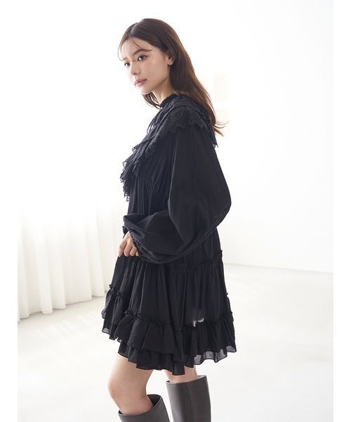 SNIDEL（スナイデル） コットンレースBOHOチュニック レディース