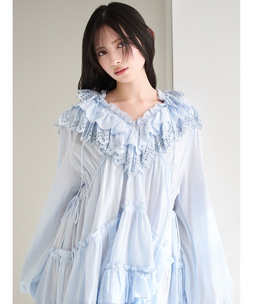 SNIDEL（スナイデル） コットンレースBOHOチュニック レディース