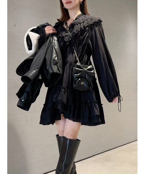 SNIDEL（スナイデル） コットンレースBOHOチュニック レディース