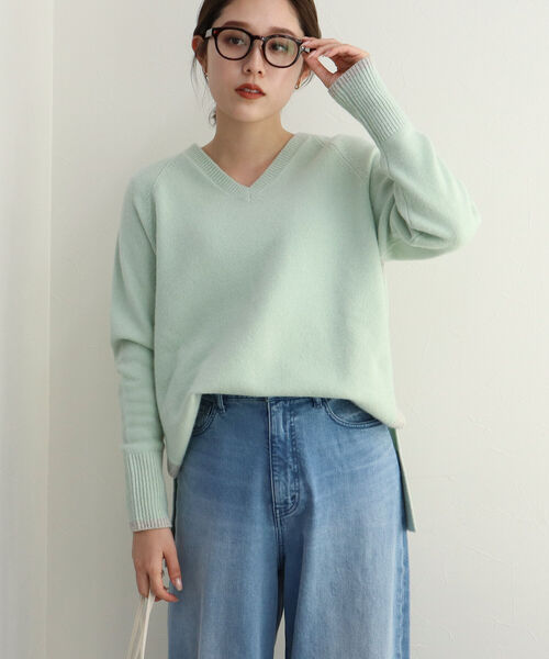 NOLLEY'S（ノーリーズ） 長袖ニット 38 ミント レディース : ZOZOTOWN