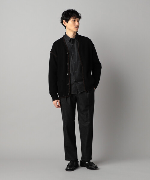 COMME CA MEN（コムサメン） カーディガン ブランケットステッチ