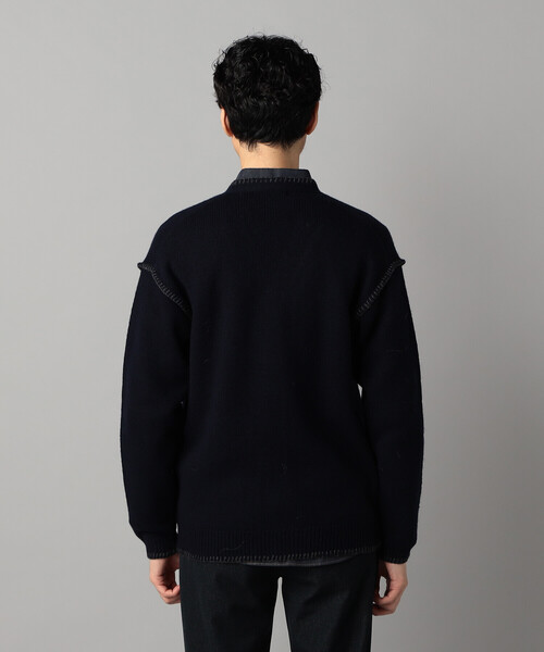 COMME CA MEN（コムサメン） カーディガン ブランケットステッチ