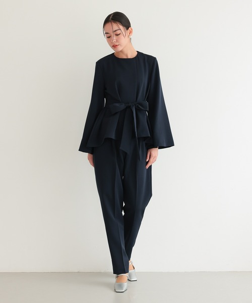 【極美品】TOCCA セットアップ ブラック ママスーツ セレモニー　4 0 極美品】TOCCA セットアップ ブラック ママスーツ セレモニー 4 0