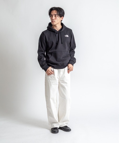ノースフェイス プリント スウェット パーカー プルオーバー 裏起毛 M 黒 白 THE NORTH FACE（ザ ノースフェイス） パーカー 「THE NORTH FACE/ザ