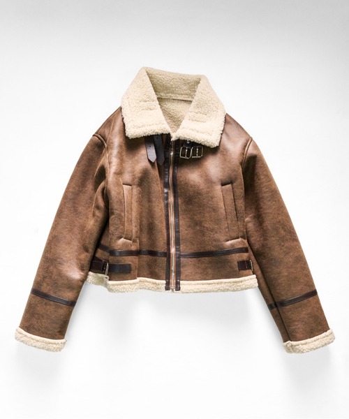 ムートンコート CALIFORNIA OUTFITTERS ムートンジャケット ムートンコート 11C5 裏