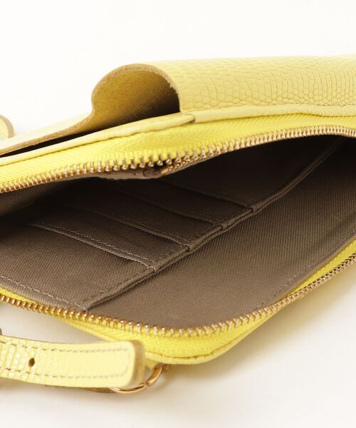 「VIOLAd'ORO」 ワンポイントショルダーバッグ - イエロー レディース_画像4
