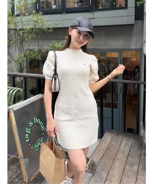 【新品未使用タグ付き】herlipto ニットワンピース Her lip to ニットワンピース S ブラウン レディース : ZOZOTOWN Yahoo