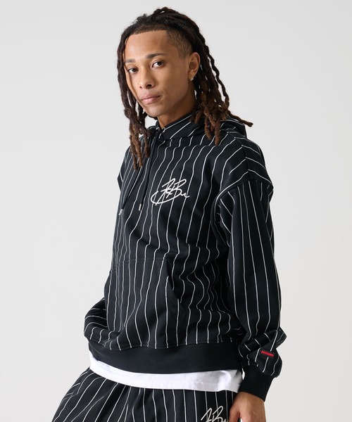 FUBU（フブ） パーカー ブランド Stripe Hodie / ストライプ
