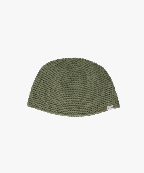 「OVERRIDE」 ニットキャップ 57~59cm グリーン メンズ_画像6