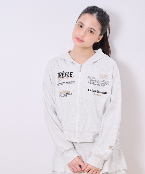 pom ponette junior（ポンポネット ジュニア） パーカー スムースロゴ