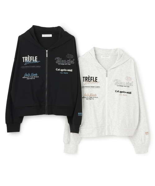 pom ponette junior（ポンポネット ジュニア） パーカー スムースロゴ