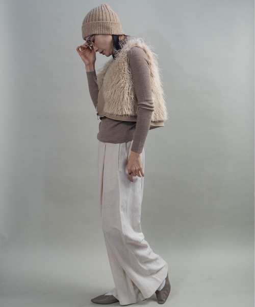 ベスト ジレ ファーショートベスト レディース : ZOZOTOWN Yahoo!店