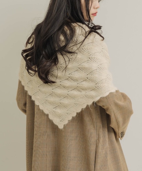 NEUNA（ヌナ） ストール マフラー レースニットストールマフラー