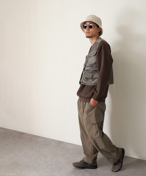 「ZIP FIVE」 「ROOTTHREE」カーゴパンツ LARGE カーキ メンズ_画像8