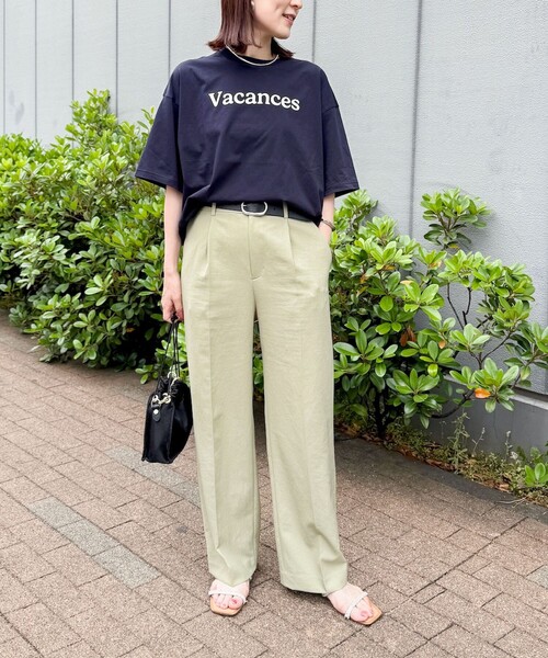 「NOLLEY'S」 パンツ 36 ベージュ レディース_画像5