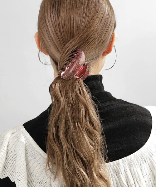 ANEMONE（アネモネ） ヘアクリップ フランス製グリッターバンス