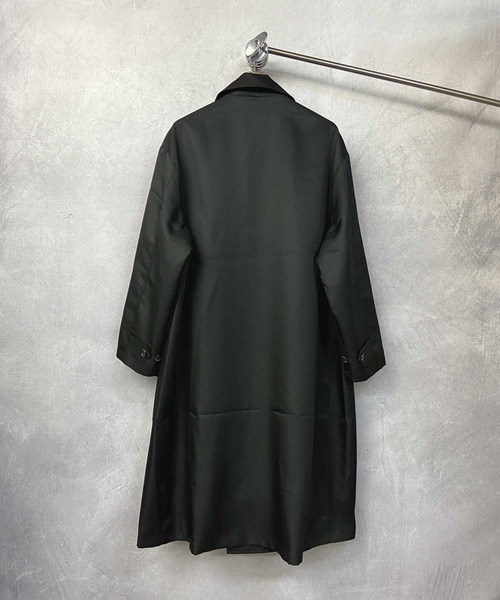 「Beno」 トレンチコート L ダークグリーン メンズ_画像5