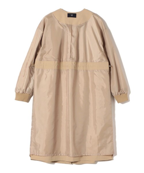 SHIPS Colors:ノーカラー タック コート 新品 スプリングコート SHIPS Colors（シップスカラーズ） ノーカラーコート コート SHIPS