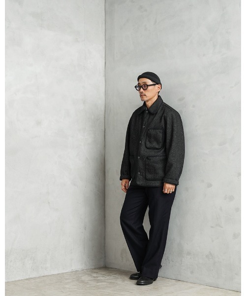 カバーオール HOUSTON / ヒューストン 51565 BEACH CLOTH JACKET / ビーチクロスジャケット メンズ レディースの画像