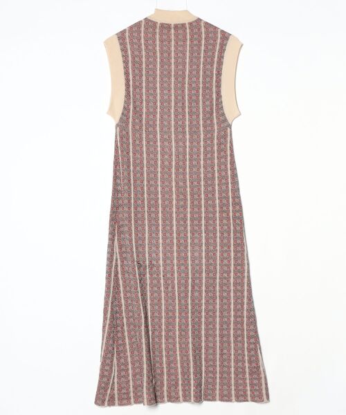 「TODAYFUL」 ニットベスト 38inch ブラウン レディースの画像2