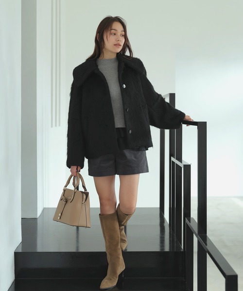 「VIS」 ジャケット S ブラック レディース_画像4