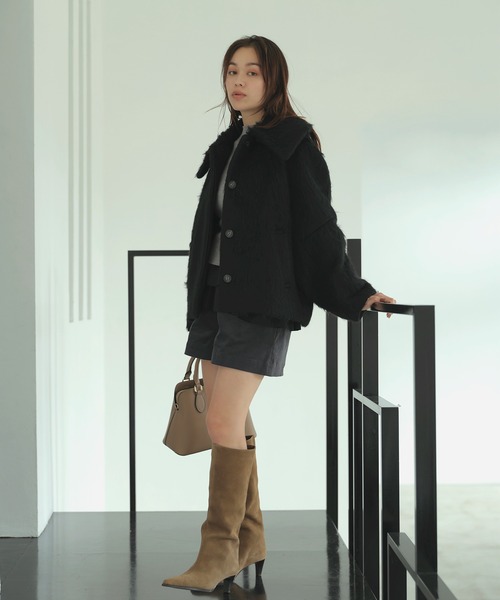 「VIS」 ジャケット S ブラック レディース_画像5