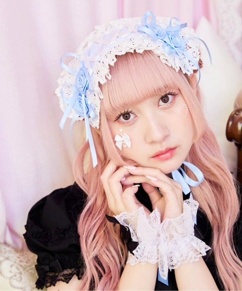 BODYLINE レースアップ2連薔薇ヘッドドレス : ZOZOTOWN Yahoo!店