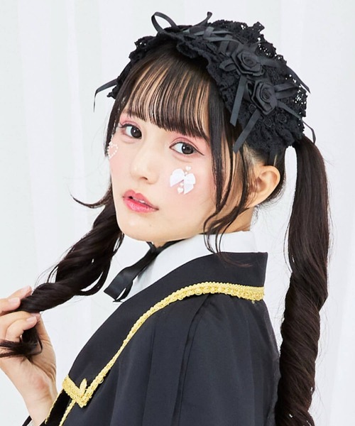 BODYLINE レースアップ2連薔薇ヘッドドレス : ZOZOTOWN Yahoo!店
