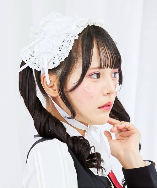 BODYLINE レースアップ2連薔薇ヘッドドレス : ZOZOTOWN Yahoo!店