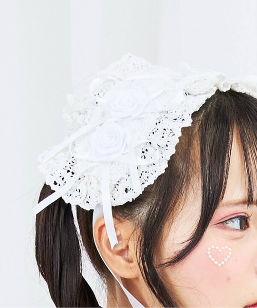 BODYLINE レースアップ2連薔薇ヘッドドレス : ZOZOTOWN Yahoo!店