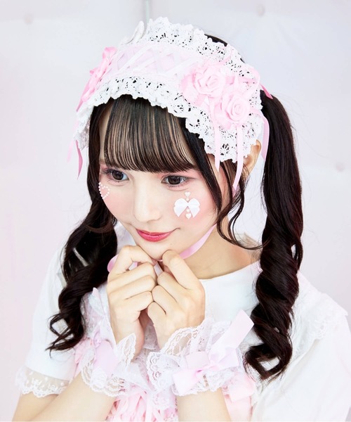 BODYLINE レースアップ2連薔薇ヘッドドレス : ZOZOTOWN Yahoo!店