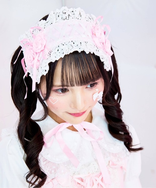 BODYLINE レースアップ2連薔薇ヘッドドレス : ZOZOTOWN Yahoo!店