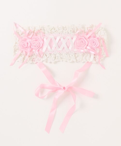 BODYLINE レースアップ2連薔薇ヘッドドレス : ZOZOTOWN Yahoo!店