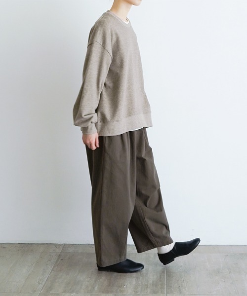 「休日と詩」 スウェットカットソー FREE ライトベージュ レディース_画像5