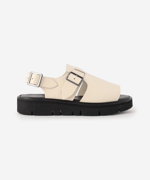 「BEAUTIFUL SHOES」 フラットサンダル 23.5 ブラック レディース_画像2