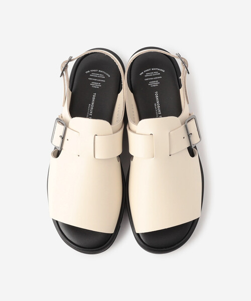 「BEAUTIFUL SHOES」 フラットサンダル 23.5 ブラック レディース_画像9