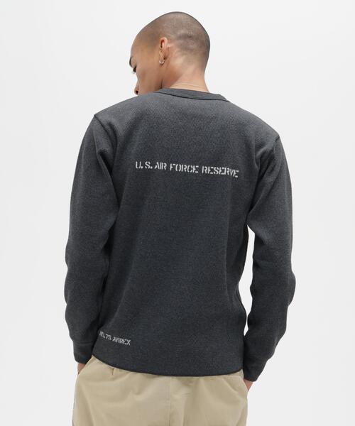 u*8様 希少！ヴィンテージ デッドストック パイレックス　コーニングウェア ソ AVIREX（アヴィレックス） ヘンリーネック tシャツ 「WEB＆DEPOT限定