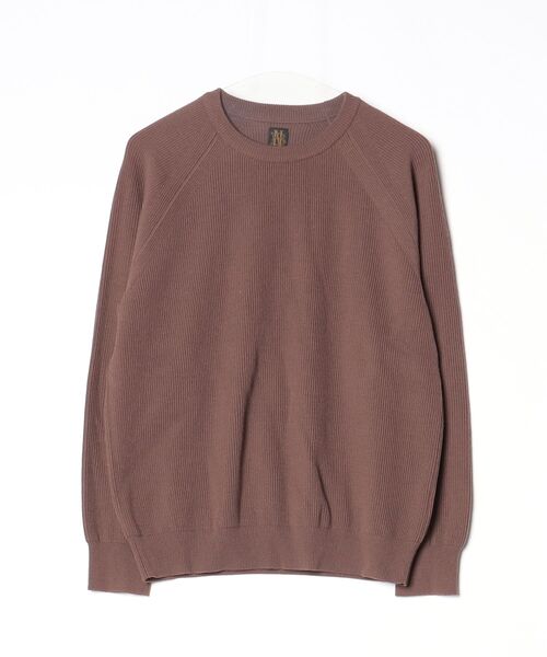 BATONER（バトナー） 長袖ニット 1 ブラウン メンズ : ZOZOTOWN Yahoo