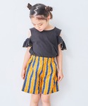 tシャツ 梨地オフショルダーカットソー キッズ...の詳細画像3