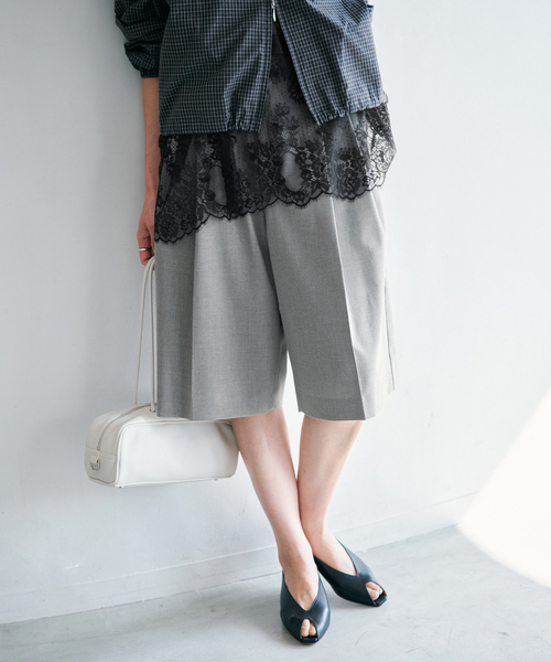 IENA（イエナ） ハーフパンツ パンツ 短パン ウォッシャブル