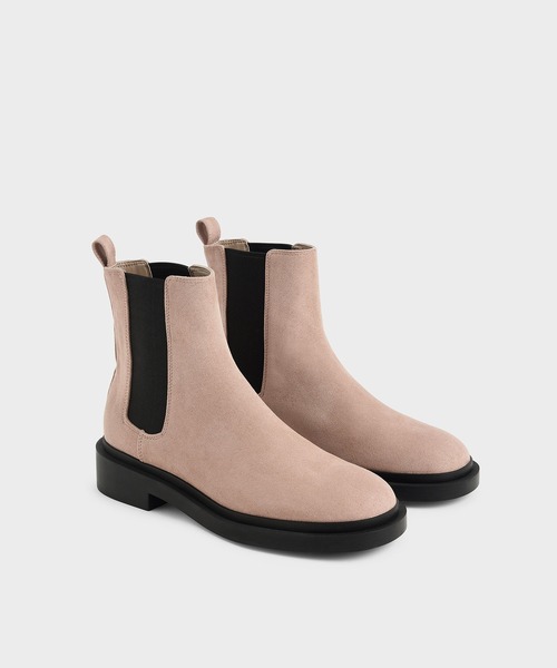 「CHARLES & KEITH」 ショートブーツ 23.5cm ブラック系その他2 レディース_画像6