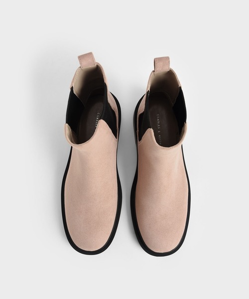 「CHARLES & KEITH」 ショートブーツ 23.5cm ブラック系その他2 レディース_画像8