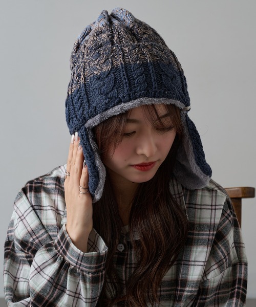 「SETUP7」 帽子 FREE オフホワイト レディース_画像9
