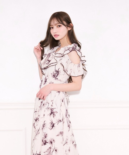 「apres jour」 半袖ワンピース X-LARGE ホワイト系その他2 レディース_画像4
