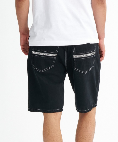 00s old  ワイドナイロンショートパンツ ブラック Y2K BILLABONG（ビラボン） パンツ メンズ Y2K BAGGY SHORTS ショート