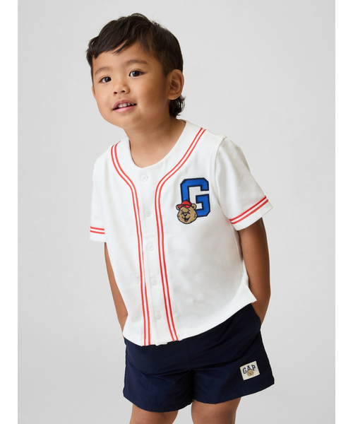 BURBERRY キッズ 半袖シャツ BURBERRY（バーバリー） 「KIDS」チェック柄半袖シャツ 8Y イエロー