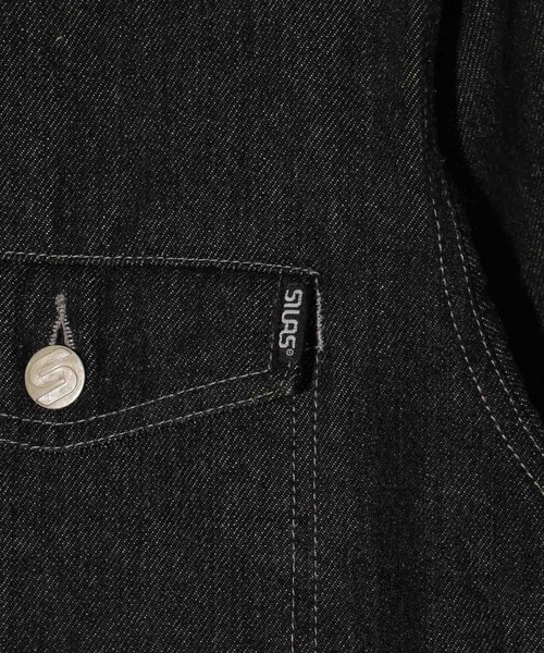 「SILAS」 デニムジャケット M インディゴブルー メンズ_画像5